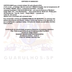 Certidão Negativa de IPTU de Guarulhos
